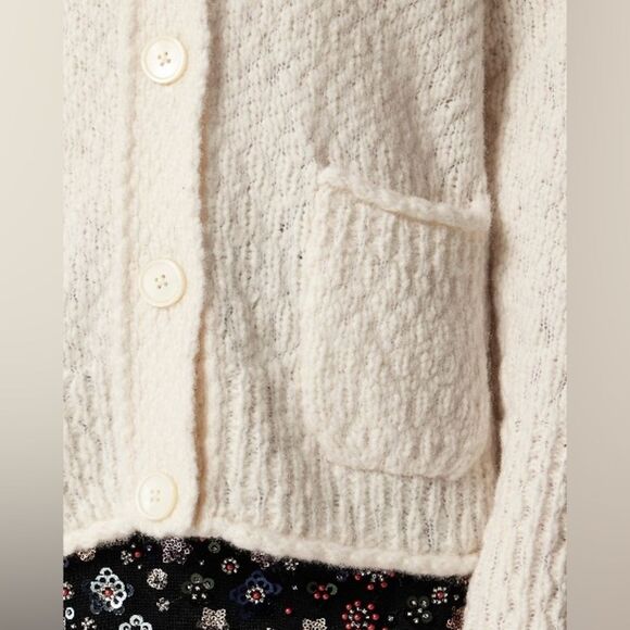 J. Crew Women’s Relaxed Cardigan in textured yarn Size XS NWT #CE734 - Picture 3 of 8
